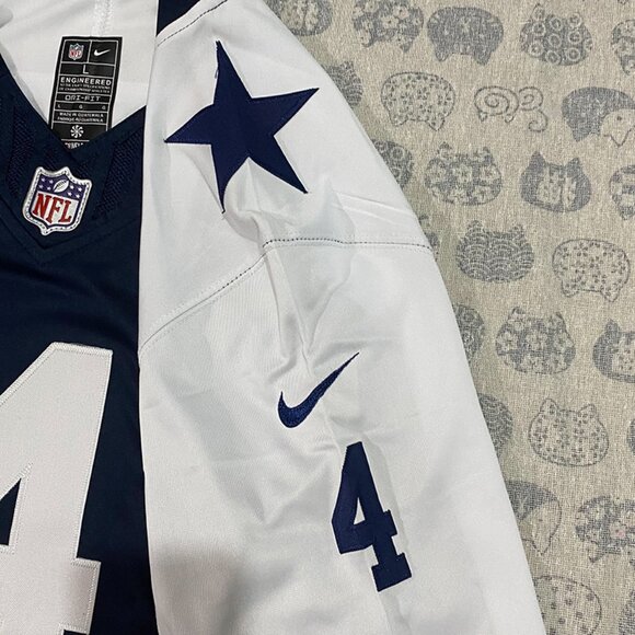 Nike Dallas Cowboys Prescott No.4 Navy Jersey - Picture 5 of 7